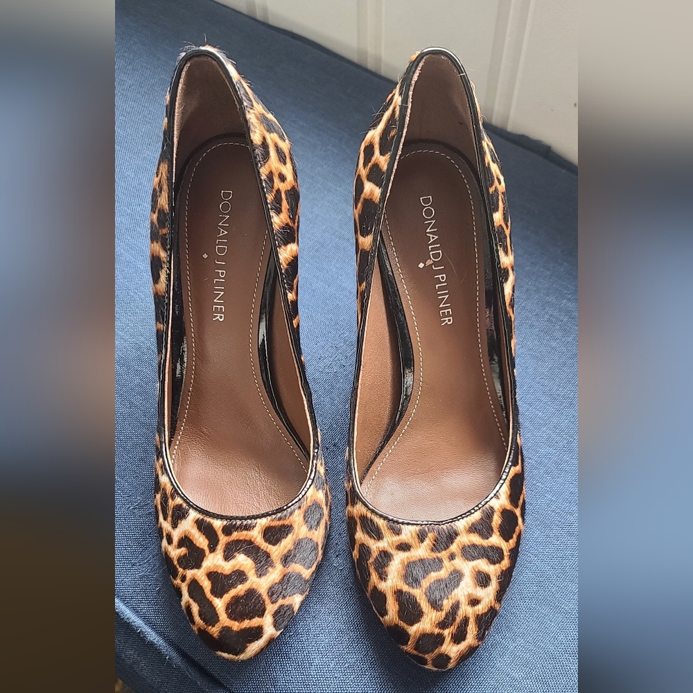 Donald J. Pliner Animal Print Heels